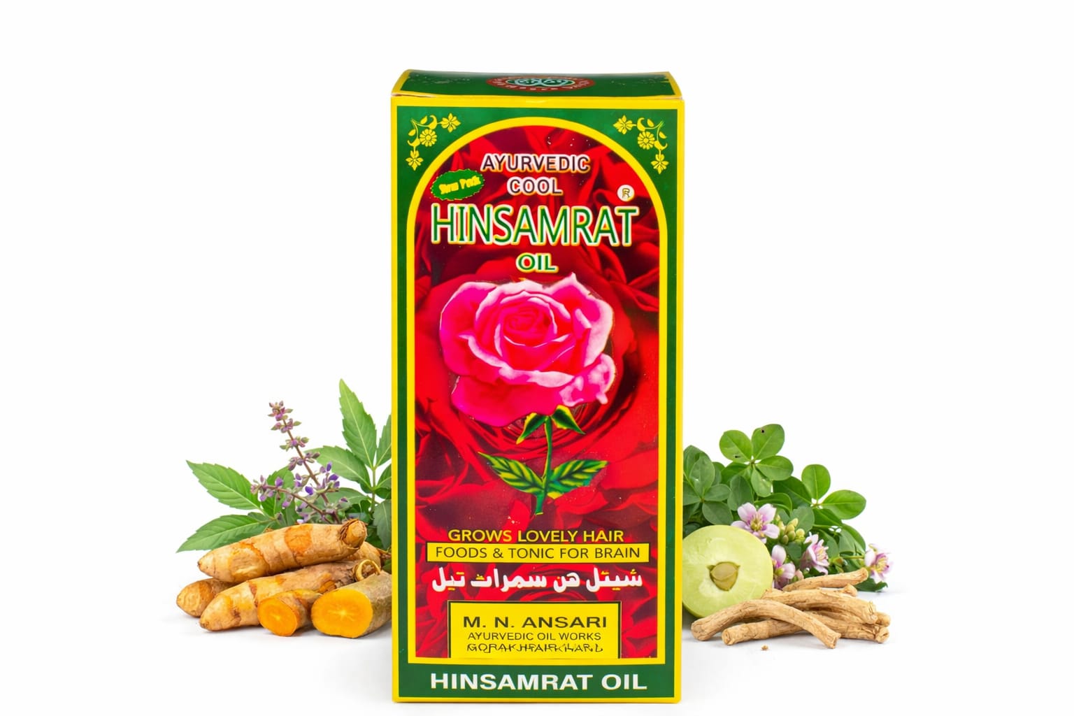 Ayurvedic Cool Hinsamrat Oil Bottle
